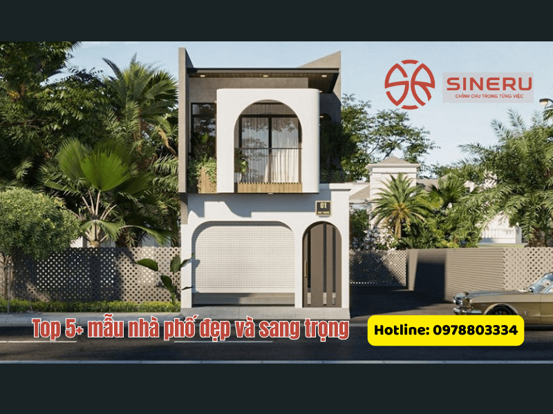 mẫu nhà phố đẹp và sang trọng nhất năm