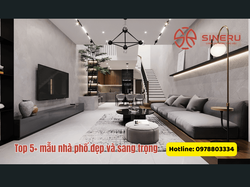 mẫu nhà phố đẹp và sang trọng nhất năm