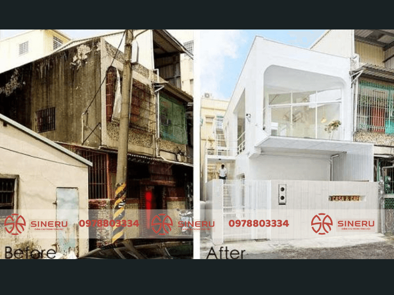 sửa chữa cải tạo nhà phố cũ