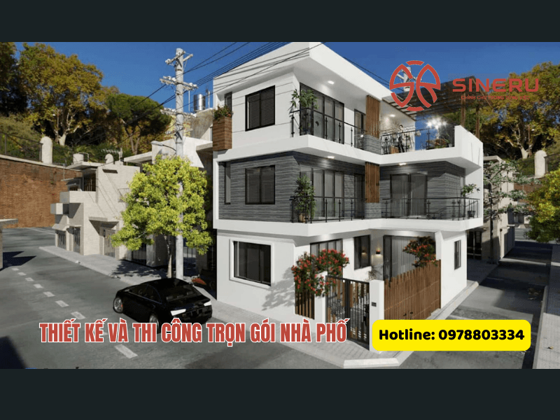 Thiết kế và thi công trọn gói nhà phố