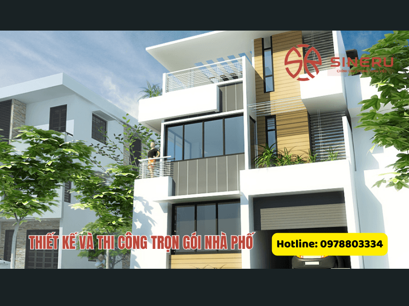 thi công trọn gói nhà phố
